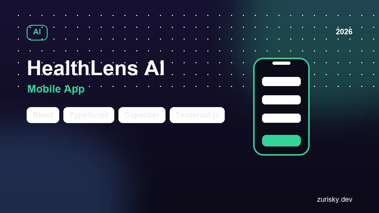 HealthLens AI mobile app artwork