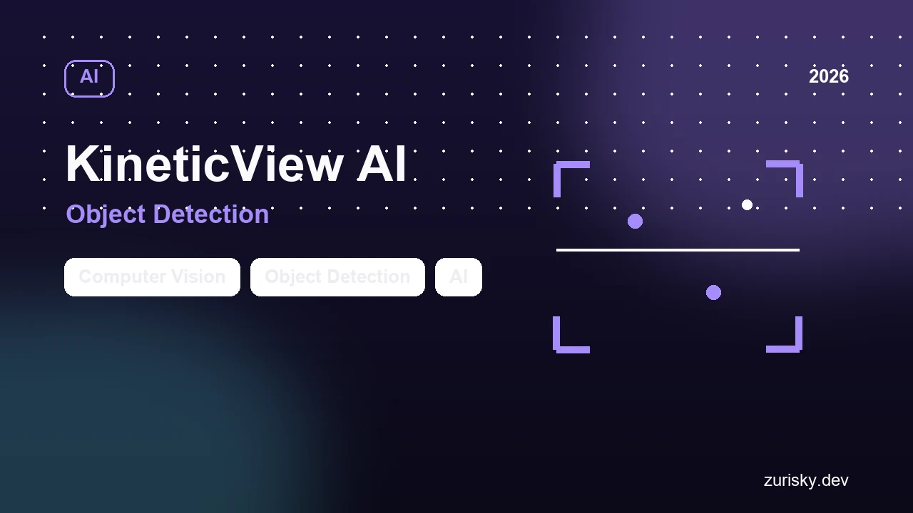 KineticView AI object detection artwork